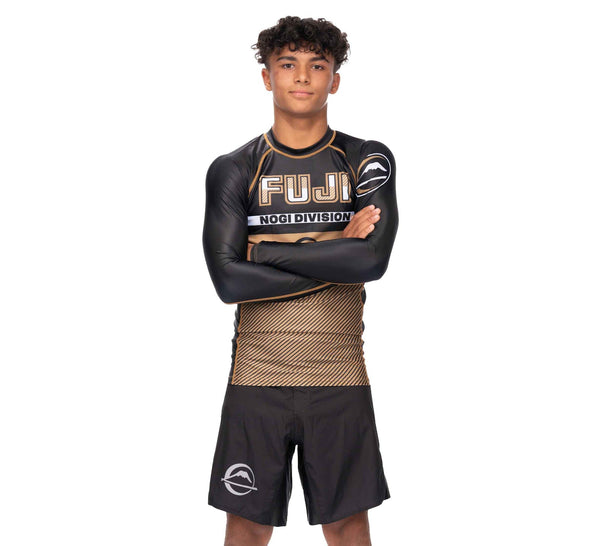 Fuji Reversal Long Sleeve Rashguard Gold/Black